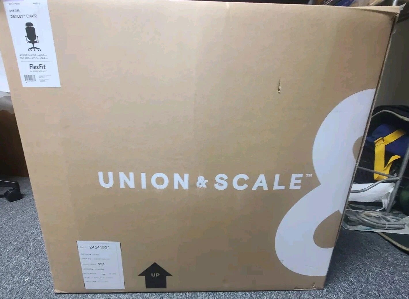 Union&Scale FlexFit Dexley Chair UN56946 Mesh Back